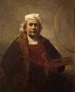 Rembrandt van rijn Self-Portrait with Tow Circles Germany oil painting artist